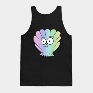 Smiling Sea Shell Doodle Tank Top